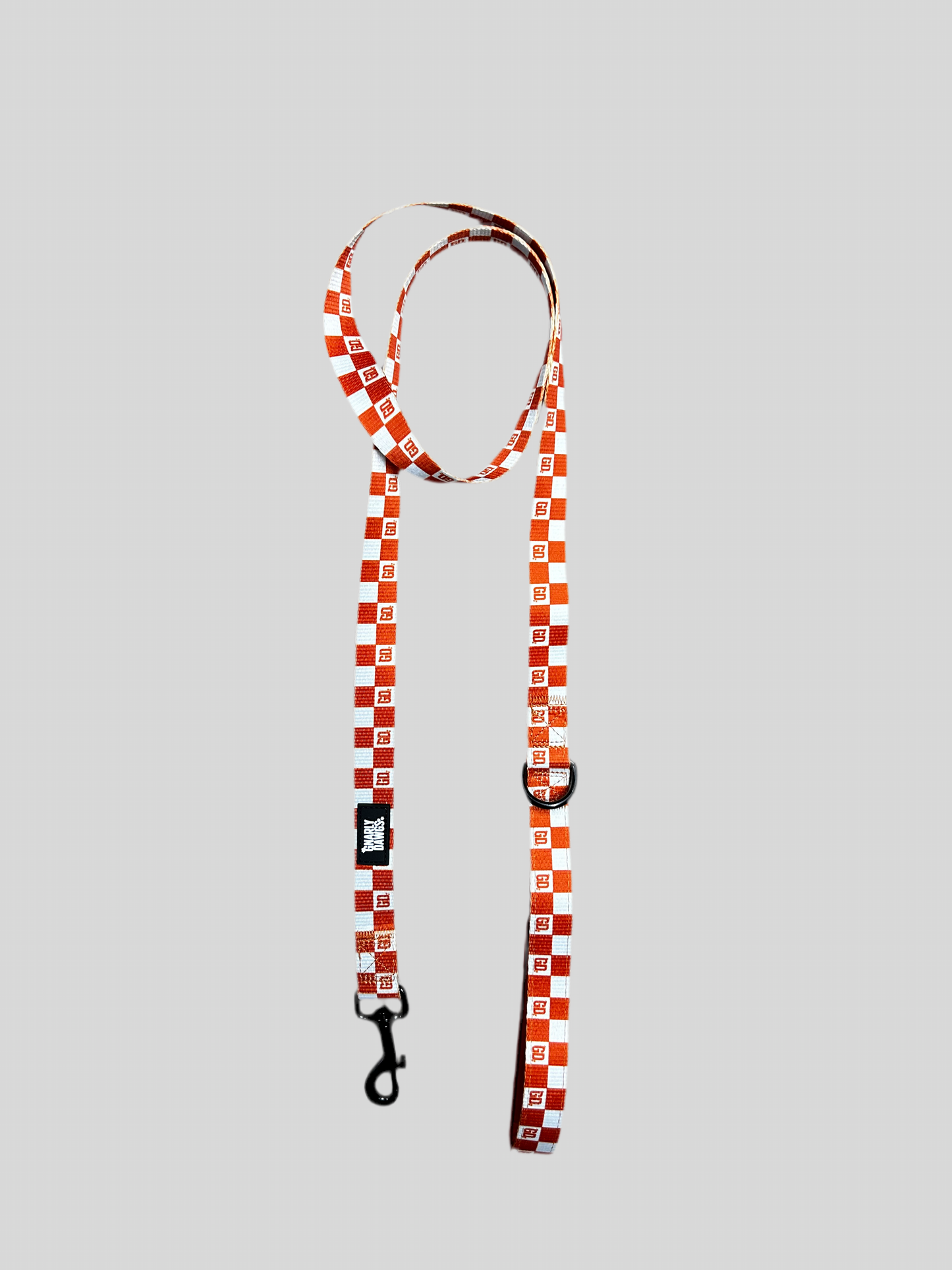 Orange Checkered Leash