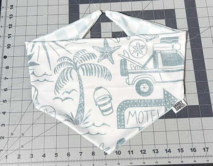 Summertime Checkers Reversible Bandana