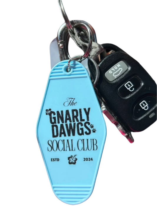 Gnarly Dawgs Social Club Keychain