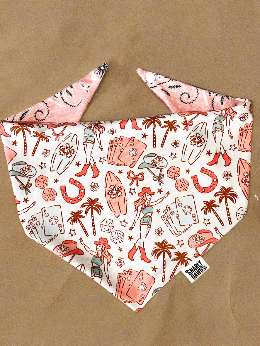 Coastal Cowgirl Reversible Bandana